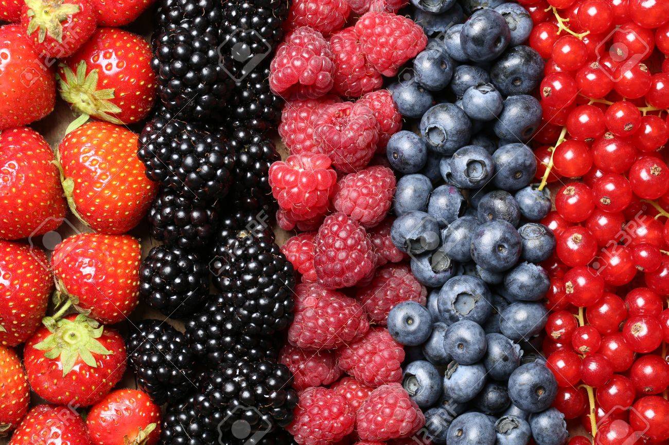Berries (Blueberries, Strawberries, Raspberries, Blackberries)