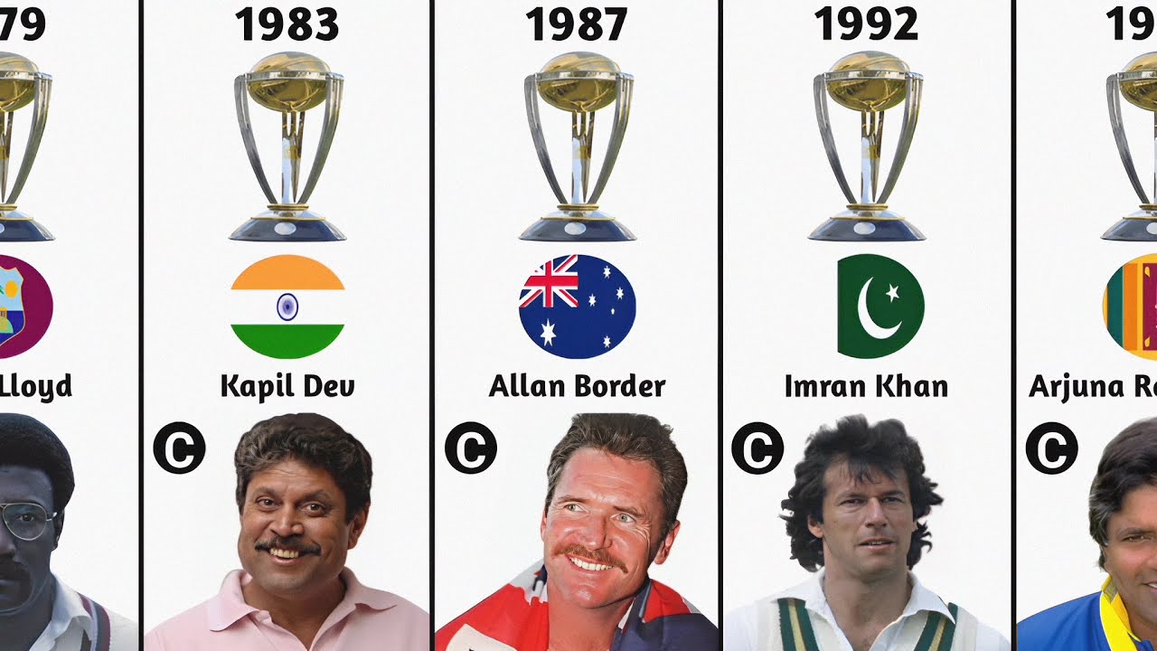 ODI World Cup winning captains list