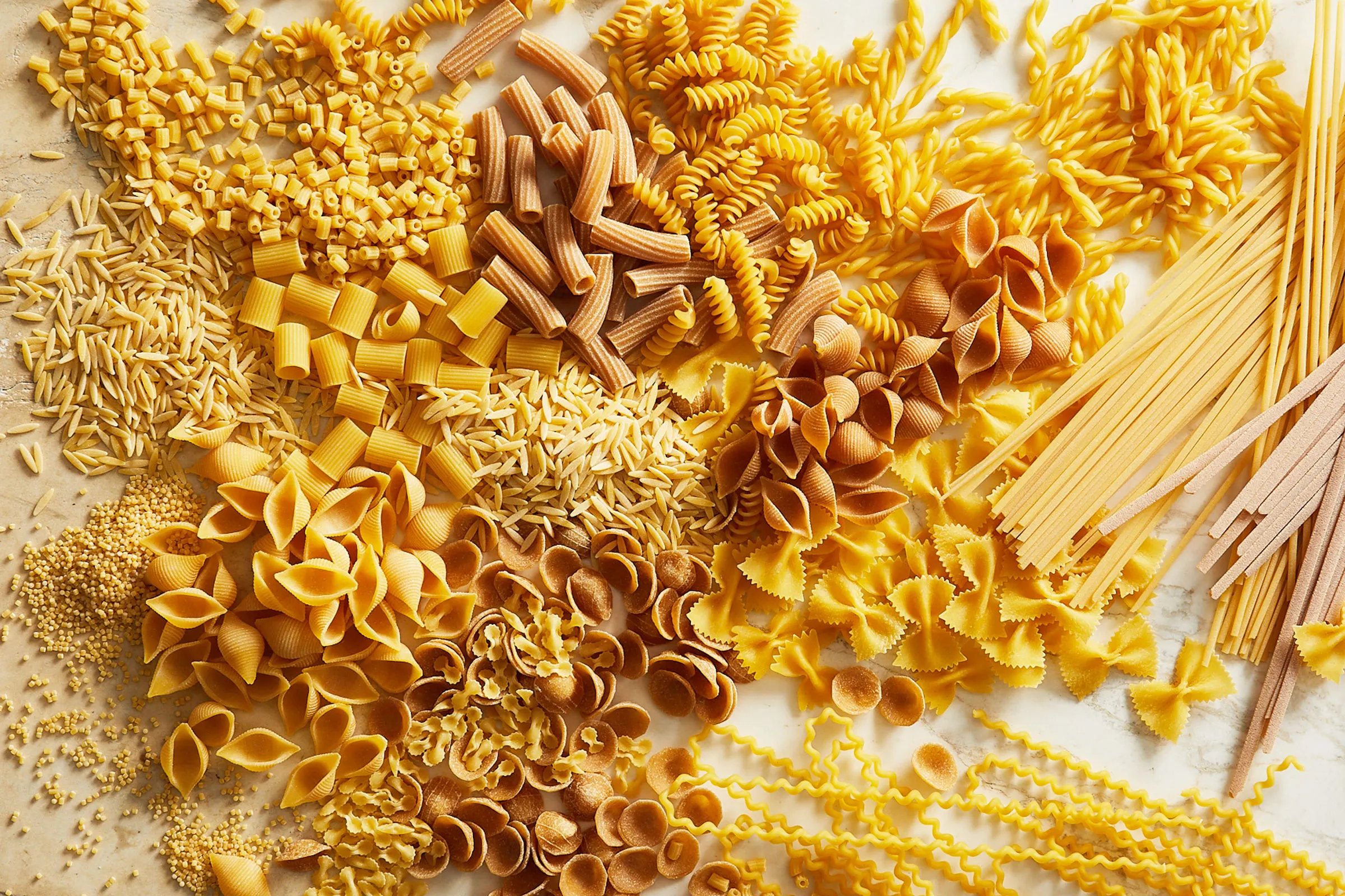 33 Types of Pasta, Their Shapes and Specific Uses